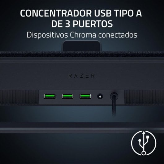 Razer Laptop Cooling Pad Base Refrigeração Inteligente RGB x3 USB Preto para Portáteis de 14-18"