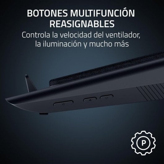 Razer Laptop Cooling Pad Base Refrigeração Inteligente RGB x3 USB Preto para Portáteis de 14-18"