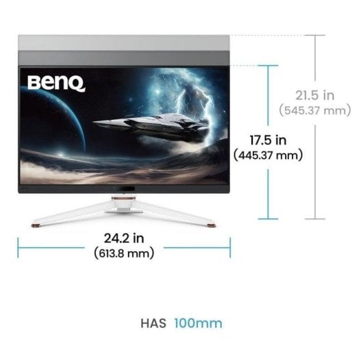 Écran PC BenQ MOBIUZ EX271Q 27" QHD 180Hz IPS FreeSync Premium HDR400 USB-C