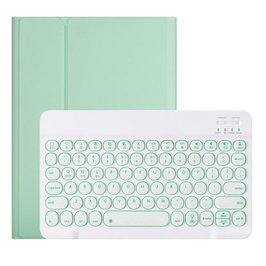 Royal Bailey YM97D Funda con Teclado Bluetooth Inglés USA para iPad 2017-2018/Pro 9.7/Air2/Air Verde