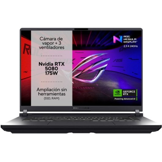 ASUS ROG Strix G16 G615LW-S5003 Intel Core Ultra 9 275HX/32GB/1TB SSD/RTX 5080/16" Reacondicionado