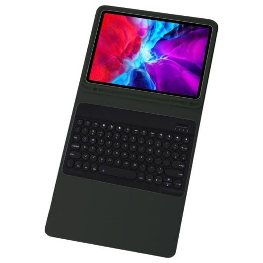 Royal Bailey YM97 Capa com Teclado Bluetooth para iPad 2018-2017/Pro 9.7/Air 2/Air Preta