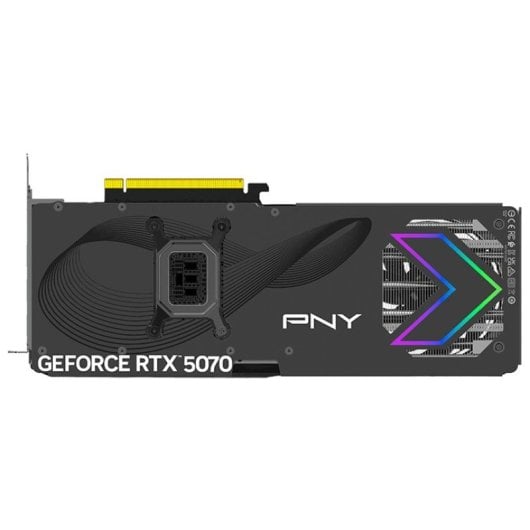 PNY GeForce RTX 5070 ARGB Overclockée Triple Ventilateur 12 Go GDDR7 Reflex 2 RTX AI DLSS4
