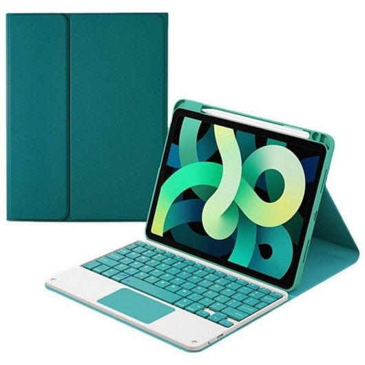 Royal Bailey HK109C Capa Teclado Bluetooth para iPad Air 4 (2020) 10.9/Pro 11(2021/2020/2018) Verde