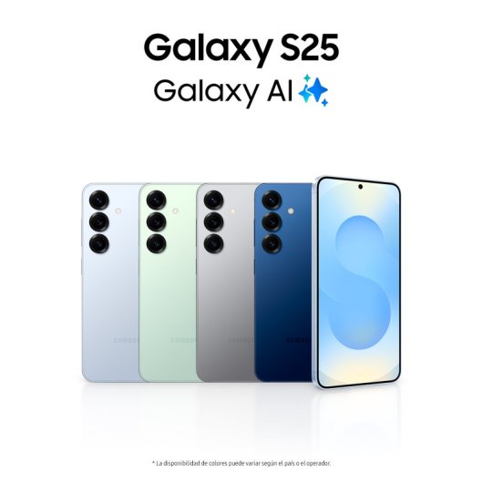 Samsung Galaxy S25 Smartphone con IA 512GB Batería 4.000mAh Azul Versión Importada EU