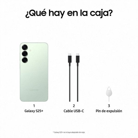 Samsung Galaxy S25+ 17 cm (6.7") Dual-SIM Android 15 5G USB Typ-C 12 GB 256 GB 4900 mAh Mintfarbe