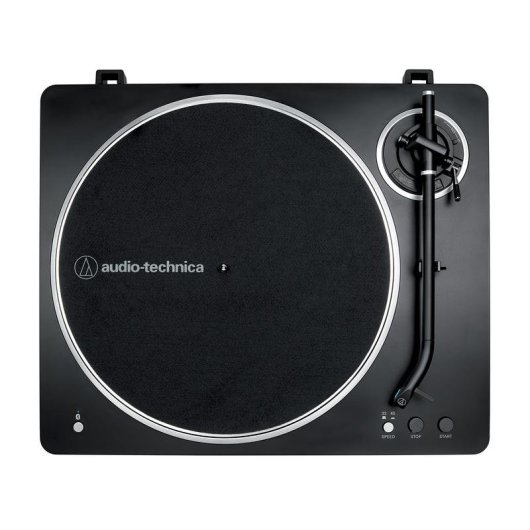 Tocadiscos Audio-Technica AT-LP70XBT Bluetooth Riemenaandrijving Automatisch Vinyl Zwart Zilver