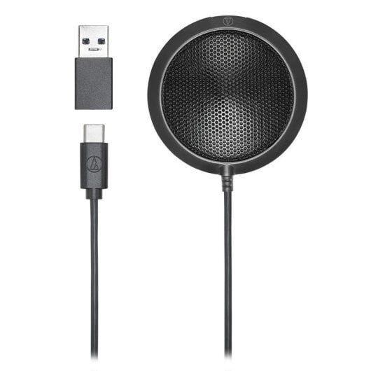 Audio-Technica ATR4697-USB Micrófono de Superficie de Condensador para Videoconferencias