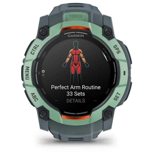Garmin Instinct 3 AMOLED Bluetooth GPS 50mm AMOLED Grau Wasserdicht 10ATM SpO2 Pulsuhr