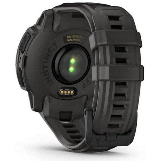 Garmin Instinct E Bluetooth GPS GLONASS Galileo 45mm MIP Preto Resistência Água 10ATM SpO2