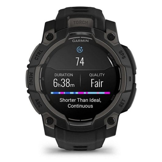 Garmin Instinct 3 45mm AMOLED Reloj Smartwatch Deportivo GPS 10ATM Negro con Correa Negra