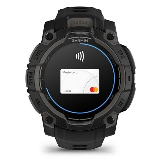 Garmin Instinct 3 45mm AMOLED Reloj Smartwatch Deportivo GPS 10ATM Negro con Correa Negra
