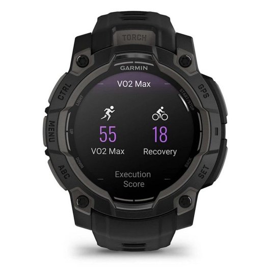 Garmin Instinct 3 45mm AMOLED Reloj Smartwatch Deportivo GPS 10ATM Negro con Correa Negra