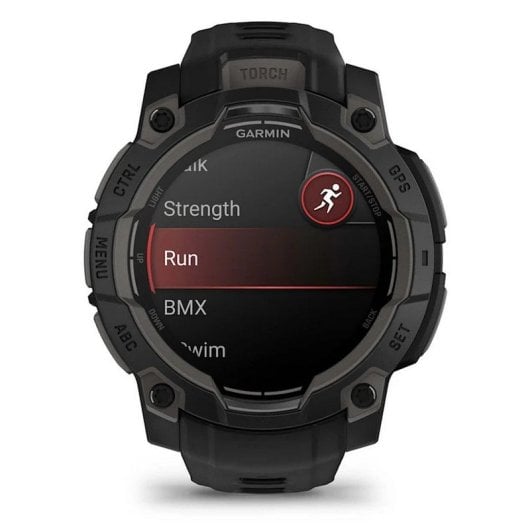 Garmin Instinct 3 45mm AMOLED Reloj Smartwatch Deportivo GPS 10ATM Negro con Correa Negra