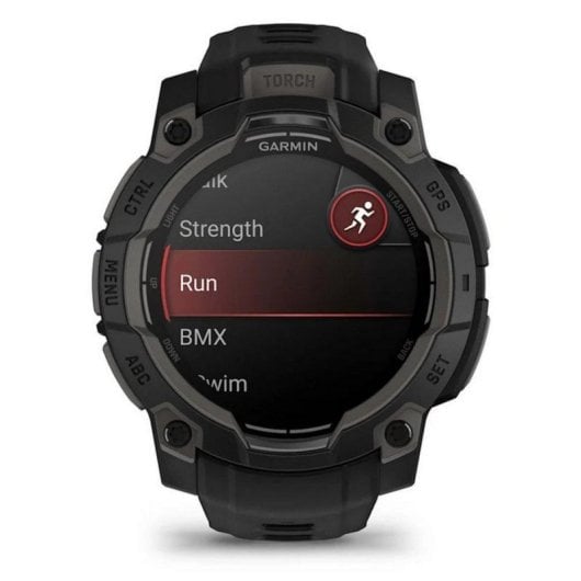 Smartwatch Garmin Instinct 3 AMOLED 1.2" GPS Multibanda Linterna Resistente Negro 53g