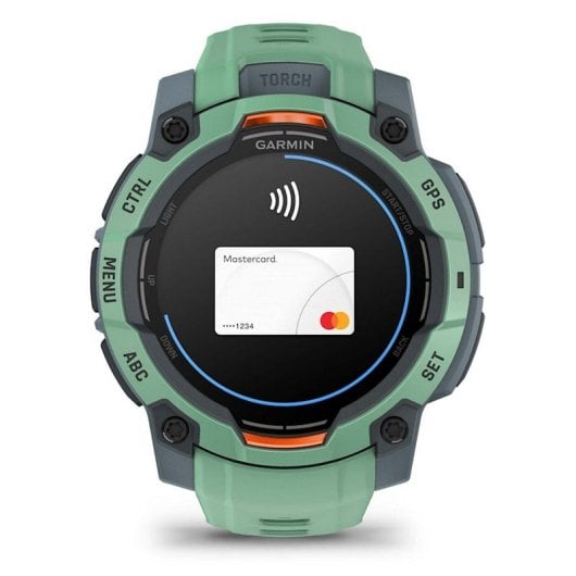 Garmin Instinct 3 45mm AMOLED Reloj Smartwatch Deportivo GPS 10ATM Verde con Correa Verde
