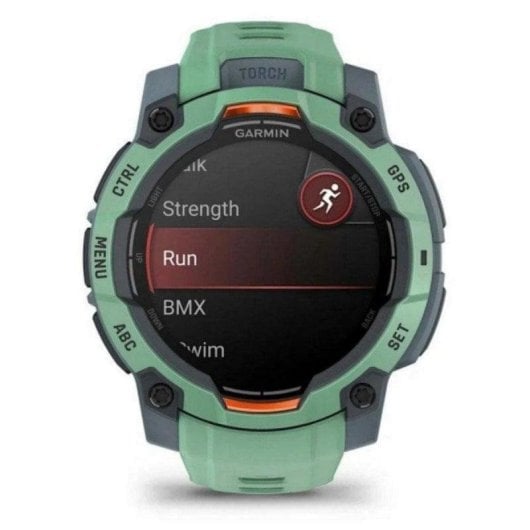 Garmin Instinct 3 AMOLED GPS NFC 45mm AMOLED Grün Wasserdicht 10ATM SpO2 Pulsmessung