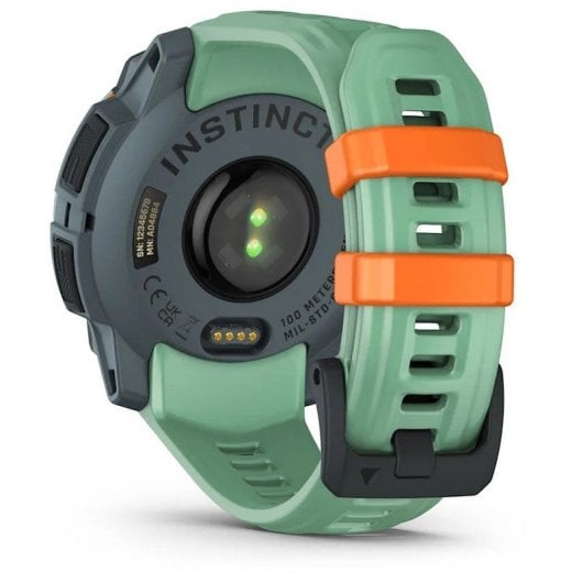 Garmin Instinct 3 45mm AMOLED Reloj Smartwatch Deportivo GPS 10ATM Verde con Correa Verde