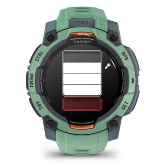 Smartwatch Garmin Instinct 3 AMOLED GPS 1.2" 4GB Linterna Verde Autonomía 18d 10ATM