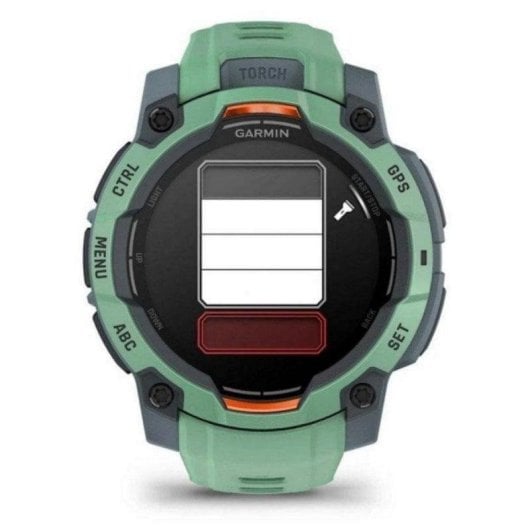 Garmin Instinct 3 AMOLED GPS NFC 45mm AMOLED Grün Wasserdicht 10ATM SpO2 Pulsmessung