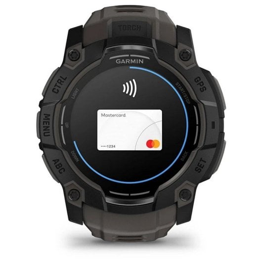 Garmin Instinct 3 50mm AMOLED Reloj Smartwatch Deportivo GPS 10ATM Negro con Correa Carbón