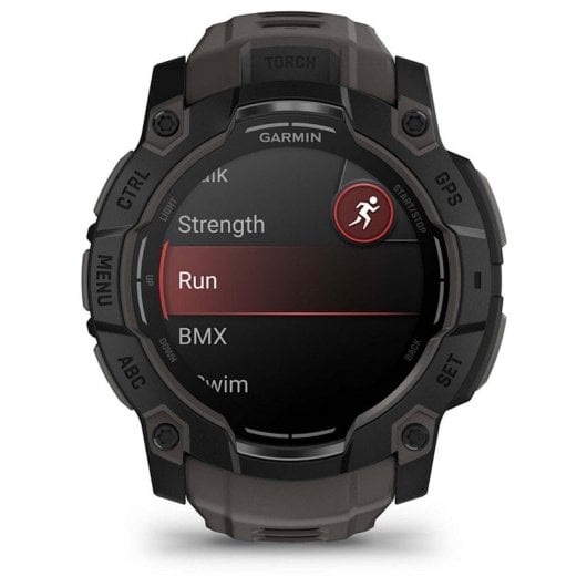 Garmin Instinct 3 50mm AMOLED Reloj Smartwatch Deportivo GPS 10ATM Negro con Correa Carbón