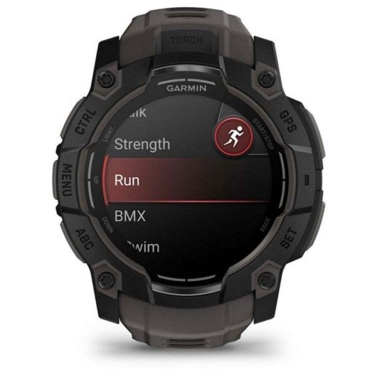 Garmin Instinct 3 AMOLED Bluetooth GPS NFC 50mm AMOLED Noir Étanche 10 ATM SpO2 Pulsomètre
