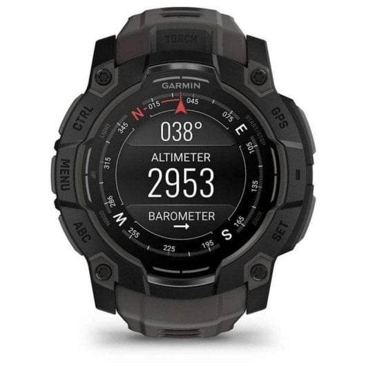 Smartwatch Garmin Instinct 3 AMOLED GPS 1.3" 4GB Linterna Sensor Avanzado Negro