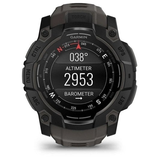 Garmin Instinct 3 50mm AMOLED Reloj Smartwatch Deportivo GPS 10ATM Negro con Correa Carbón
