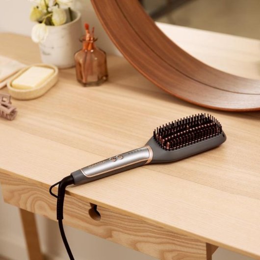 Cecotec InstantCare SquareBrush Brosse soufflante à air chaud À chaleur Bronze, Gris