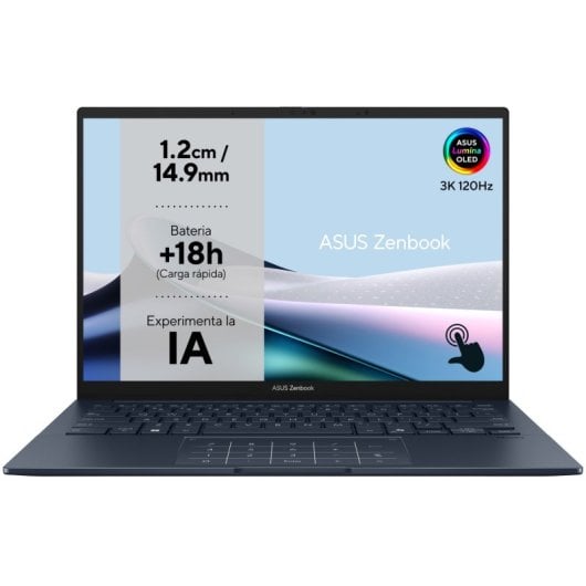 ASUS Zenbook 14 OLED UX3405CA-PZ284W Intel Core Ultra 7 255H/16GB/1TB SSD/14" Tátil