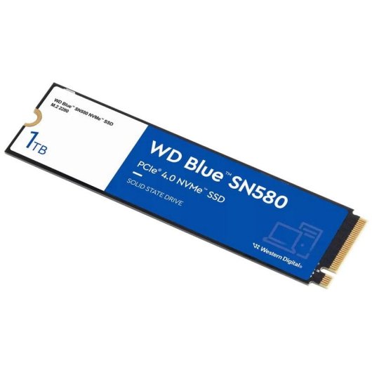 WD Blue SN580 1TB SSD 4150MB/s NVMe PCIe 4.0 M.2 Gen4 16GT/s Bulk