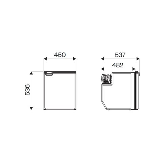 Indel B Cruise 65 - Nevera De 65l, 12/24vcc - 50w