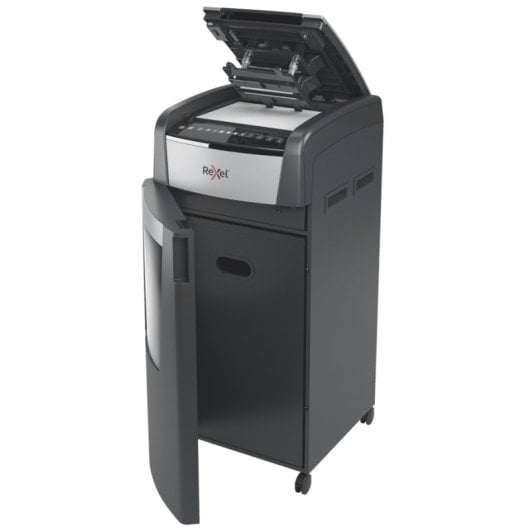 Rexel Optimum AutoFeed 600M Destructora Automática de Microcorte P-5 (2x15mm) 110L Negra