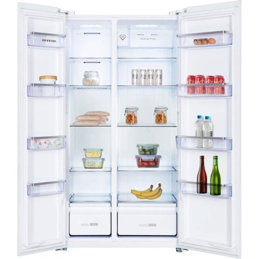 Infiniton SBS-506A77BEH Frigorífico Americano Nofrost E Blanco