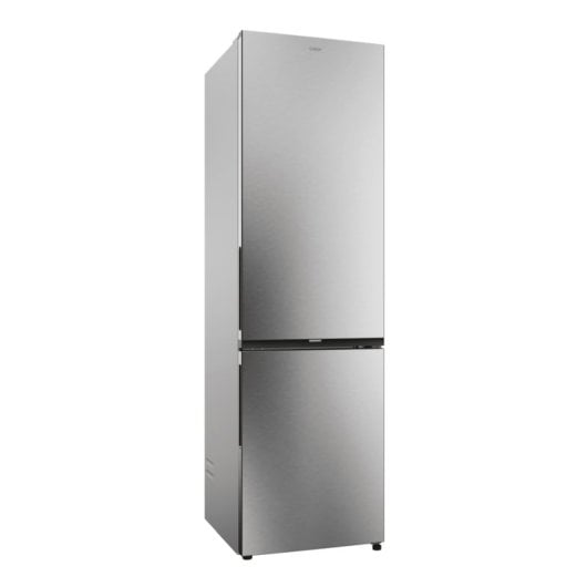 FRIGORIFERO COMBI CANDY CNCQ2T620EX NOFROST ALTEZZA 205 CM LARGHEZZA 595 CM ACCIAIO INOX
