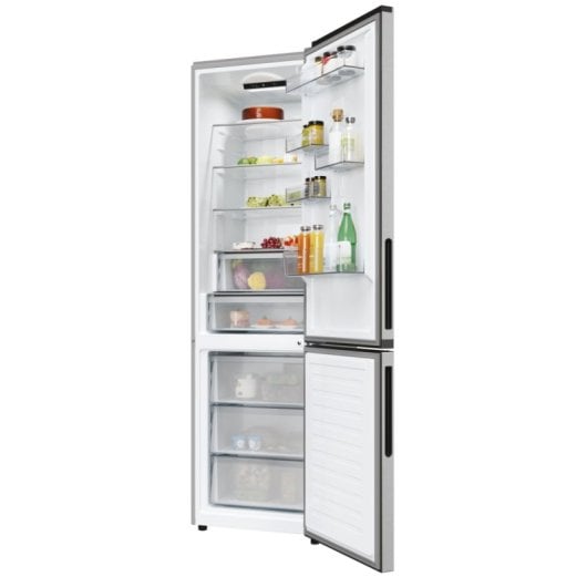 FRIGORIFERO COMBI CANDY CNCQ2T620EX NOFROST ALTEZZA 205 CM LARGHEZZA 595 CM ACCIAIO INOX