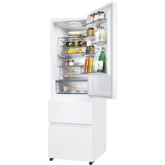 Haier HTW5618ENPW Frigorífico Combi Nofrost E Blanco