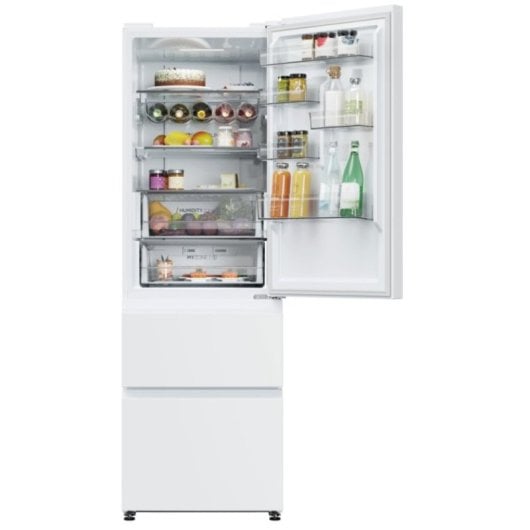 Haier HTW5618ENPW Frigorífico Combi Nofrost E Blanco