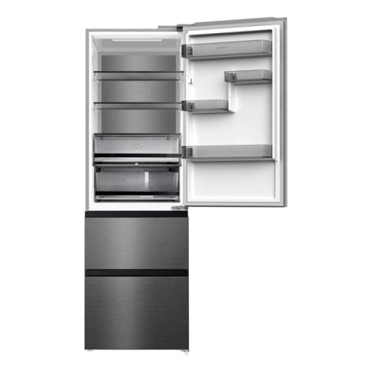 Frigorífico Combi Francés Infiniton FRD-401T91DEV Total No Frost 190,9cm 401L E Dark Inox