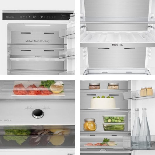 Hisense RB3B280SAWE Frigorífico Combinado Integrável Nofrost E Branco