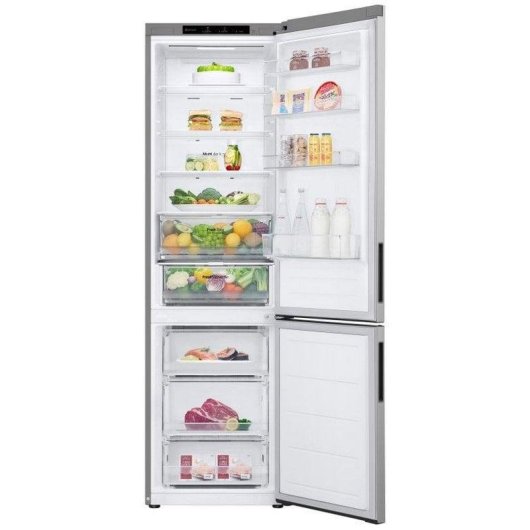 Frigorífico Combi LG GBV22NCCPY No Frost 203cm 387L C Inox WiFi