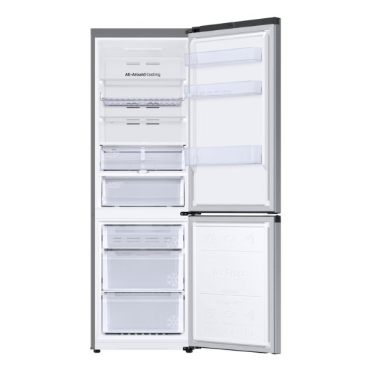 Samsung RB34C675ESA/EF Frigorífico Combi Nofrost 344 L E Plata