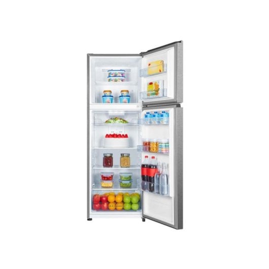 HISENSE RT422N4ACE NOFROST DUAS PORTAS REFRIGERADOR ALTURA 1696 CM LARGURA 595 CM AÇO INOXIDÁVEL