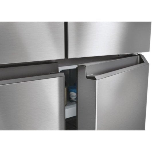 Frigorífico Americano Haier HCR3818EWMM Total No Frost 182cm 463L E Inox Dispensador Água