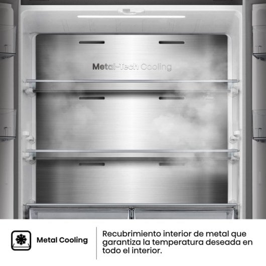 Hisense RQ5P470SAID Frigorífico Americano Nofrost D Inox
