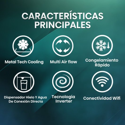 Hisense RS818N4TIC Frigorífico Americano Wifi C Inox