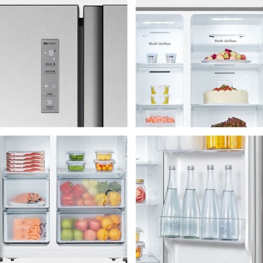 Hisense RS677N4ACC Frigorífico Americano C Inox