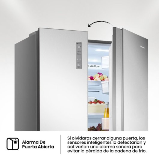 Hisense RS677N4ACC Frigorífico Americano C Inox