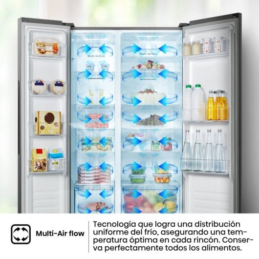 Hisense RS677N4ACC Frigorífico Americano C Inox